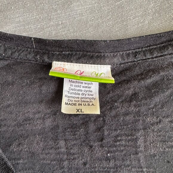 Peace Love Mom "Rock & Roll Mom" V-Neck Graphic Tee - Picture 3 of 5